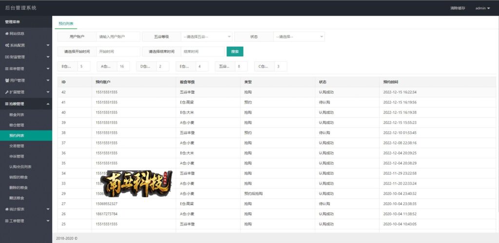 五谷生金投资理财源码/自由买卖交易系统/控单抢单