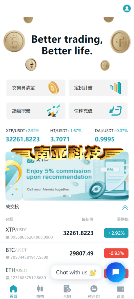 XTP exchange source code/coin exchange/contract exchange/second contract exchange source code/locked mining/exchange copy