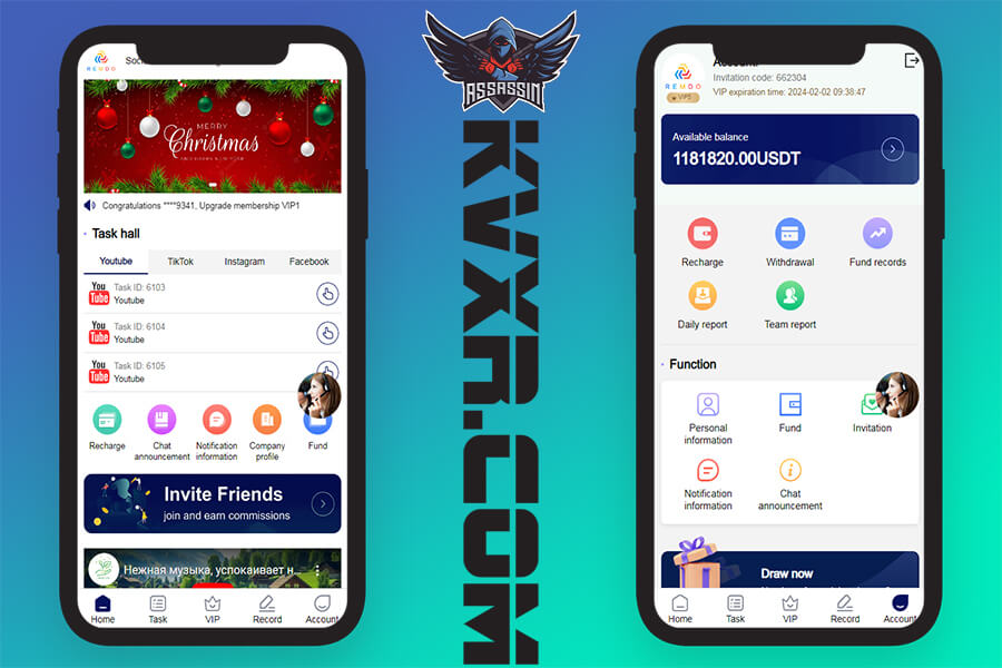 Overseas YouTube automatic order grabbing platform source code/TikTok task order rebate system/order brushing system construction